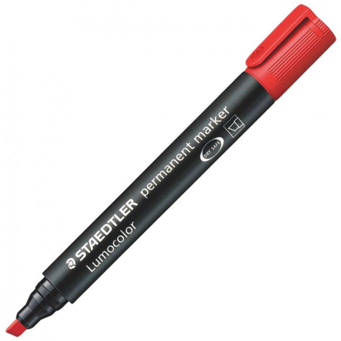 Marqueur Permanent STAEDTLER LUMOCOLOR 350 - Rouge