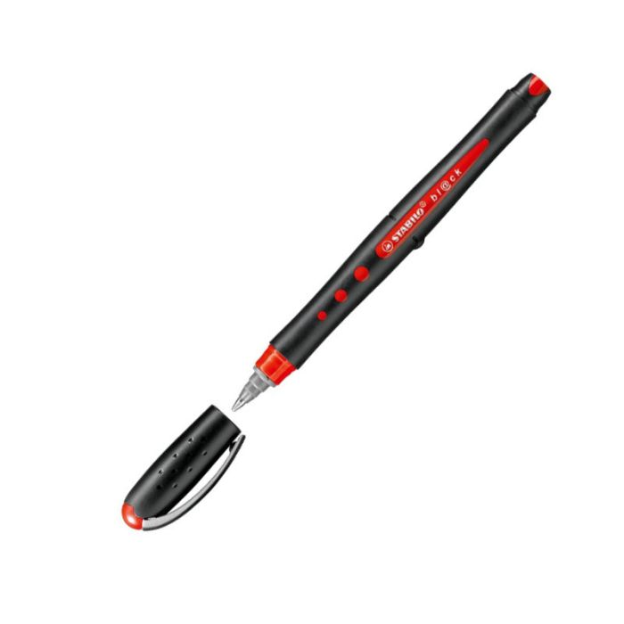 Stylo Roller STABILO bl@ck Fine 0.5 mm - Rouge