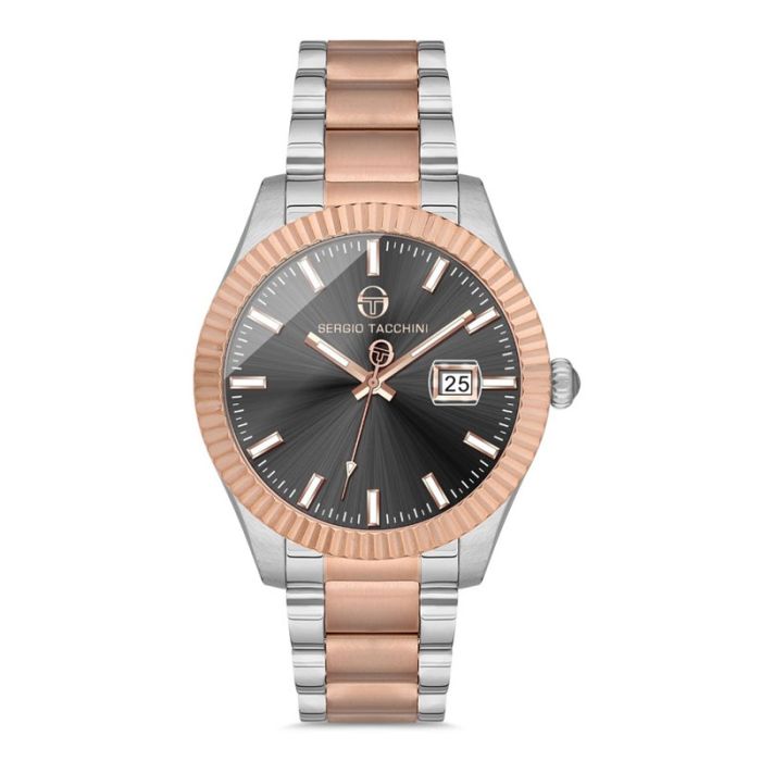 Montre Homme SERGIO TACCHINI ST-1-10117-6 - Silver & Rose Gold