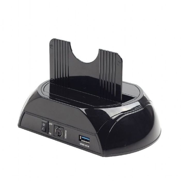 Station d'accueil GEMBIRD pour disque dur SATA & USB 3.0 - Noir