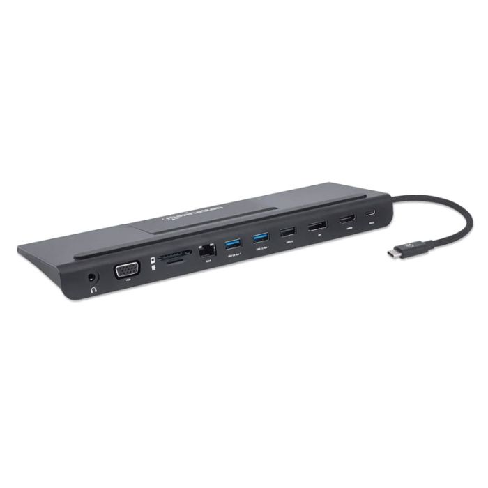 Station d'accueil MANHATTAN USB-C 11 en 1 Pour 3 moniteurs