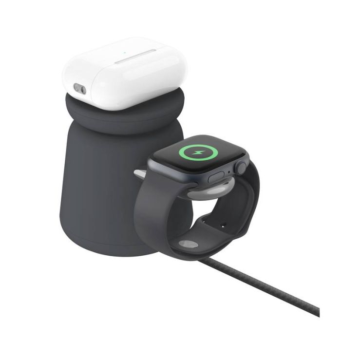 Station De Recharge Sans Fil BELKIN 2En1 avec MagSafe - Noir