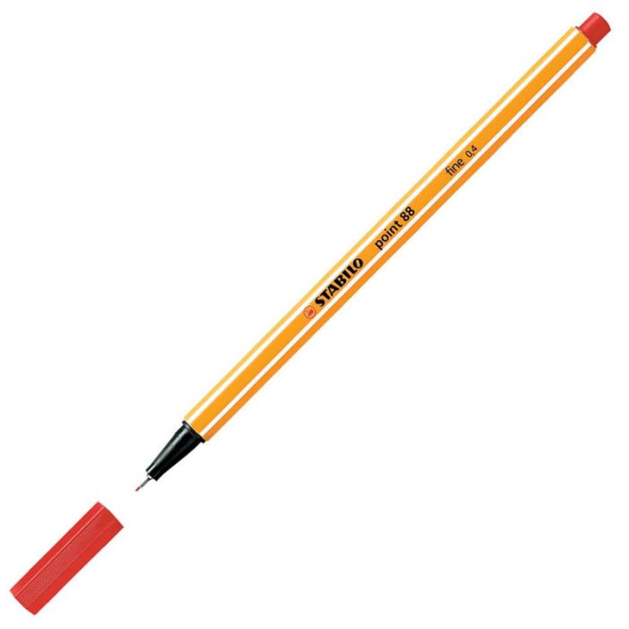 Stylo Feutre STABILO Point 88 - Rouge