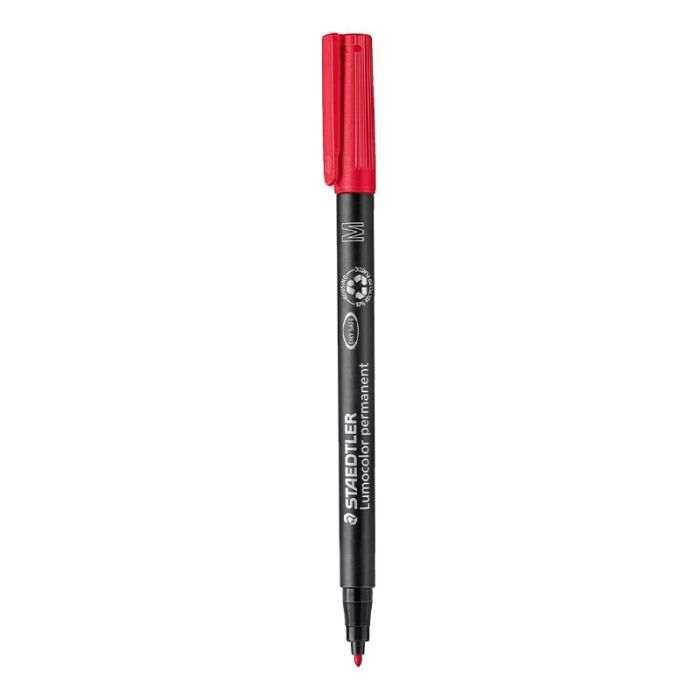 Stylo permanent STAEDTLER universel Lumocolor M Rouge