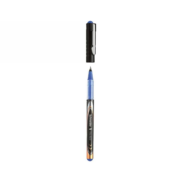 Stylo Roller Schneider Xtra 823 Pointe Acier 0,3 mm - Bleu 