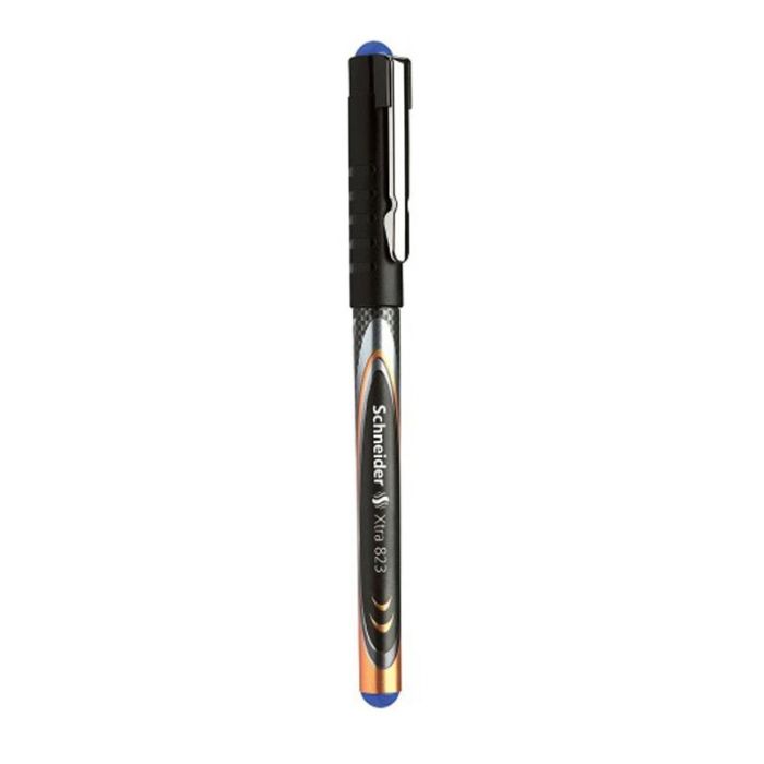 Stylo Roller Schneider Xtra 823 Pointe Acier 0,3 mm - Bleu 