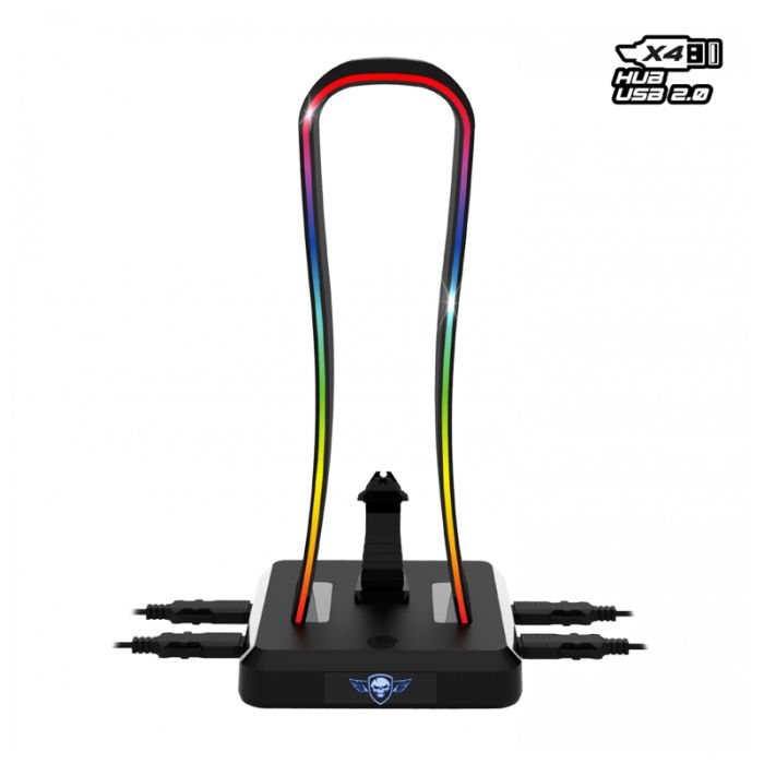 Support de casque SPIRIT OF GAMER STD1 RGB - Noir