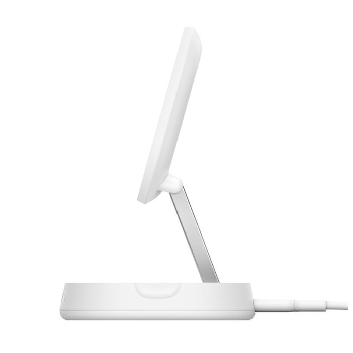 Support De Charge Sans Fil Magnétique BELKIN BoostCharge Pro Qi2 15W - Blanc