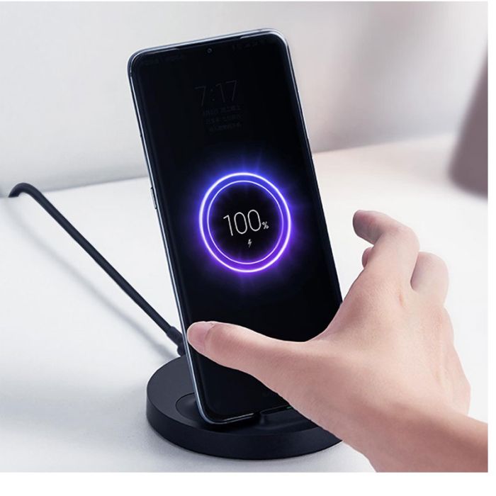 Support De Charge Sans Fil XIAOMI Charge Rapide 20W Noir