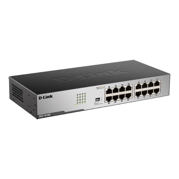 Switch D-LINK 16 Port 10/100/1000 BASE-T Gigabit