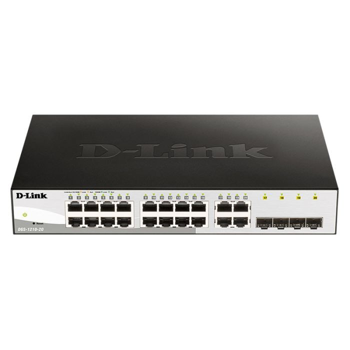 Switch D-Link DGS-1210-20 16 Ports 10/100/1000 Mbps 