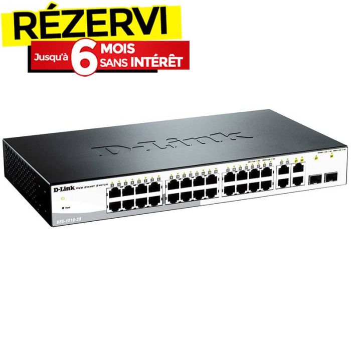 Switch TP-LINK 24 Ports Poe+ et 4 ports