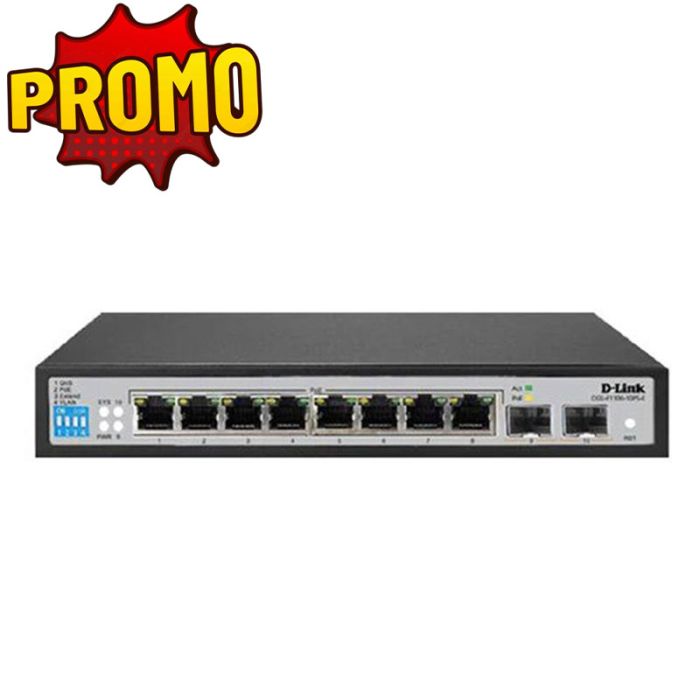 Switch D-LINK DGS-F1100 POE 10 ports gigabits 10/100/1000