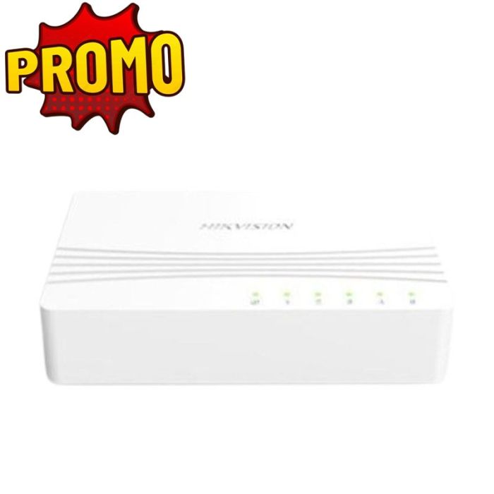 Switch De Bureau HIKVISION 5 Ports 10/100/1000MBPS - (DS-3E0505D-E)