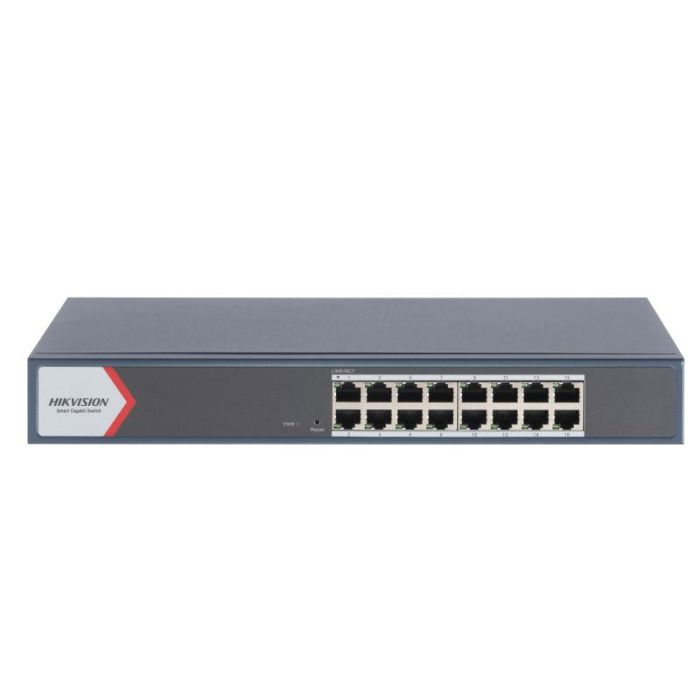 Switch De Bureau intelligent HIKVISION 16 PORTS 10/100/1000 MBPS - (DS-3E1516-EI) 