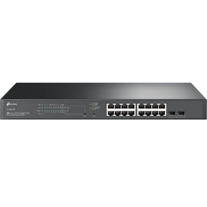 Switch TP-LINIK Administrable NIVEAU 2-16 PORTS GIGA POE+ Avec 2 Slots SFP 