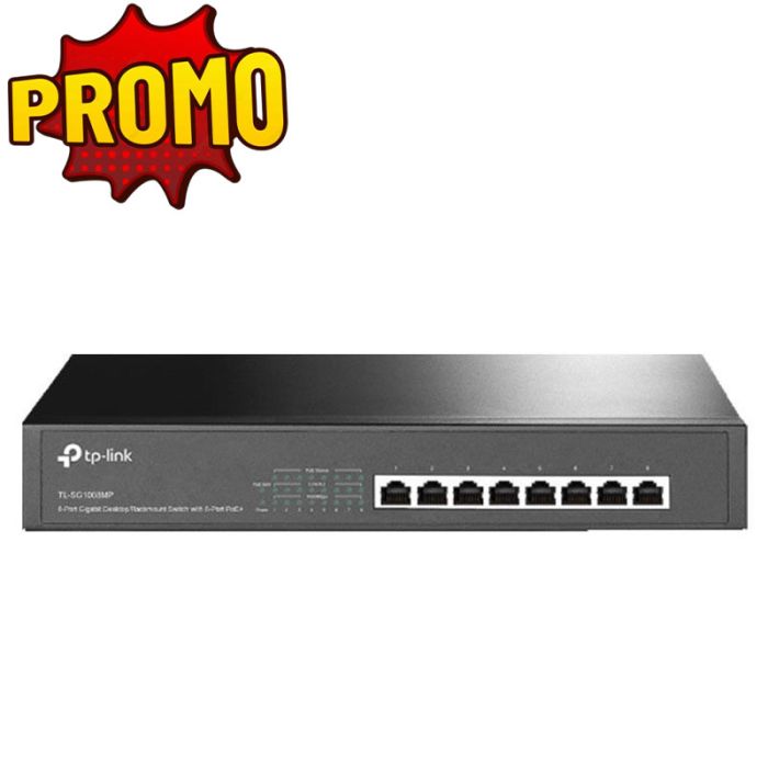 Switch TP-Link 8 Ports (Gigabyte) POE+ 126W 