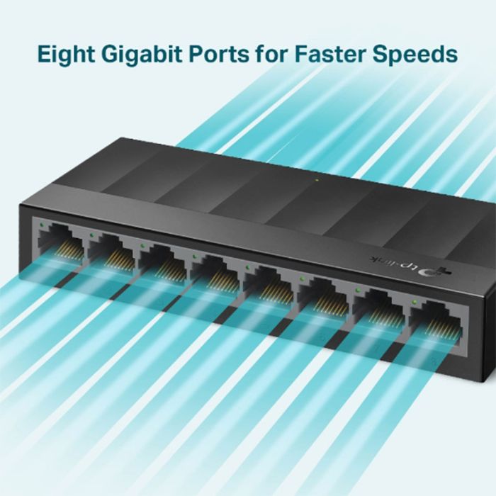 Switch TP-LINK Mercusys de Bureau 8 Ports Gigabit