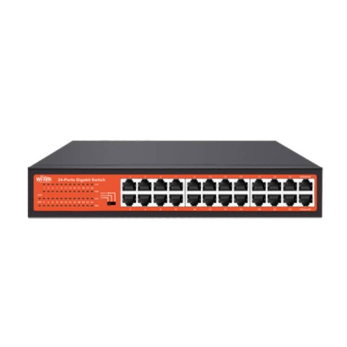 Switch Witek 22 Ports RJ45 100/1000Mbps avec 2 Ports Uplink RJ45