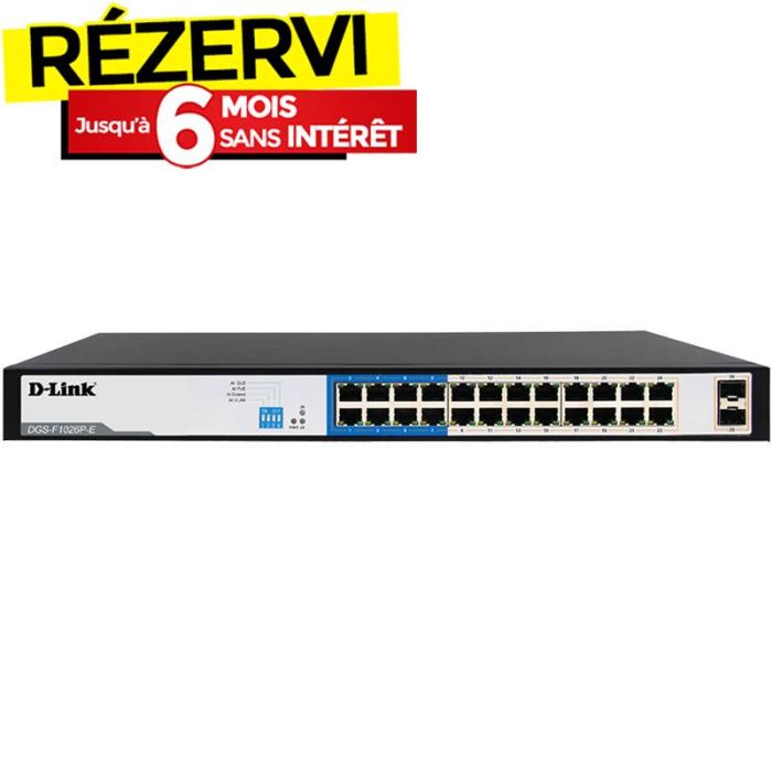Switch D-Link DGS-F1026P-E 24 ports Ethernet Gigabit