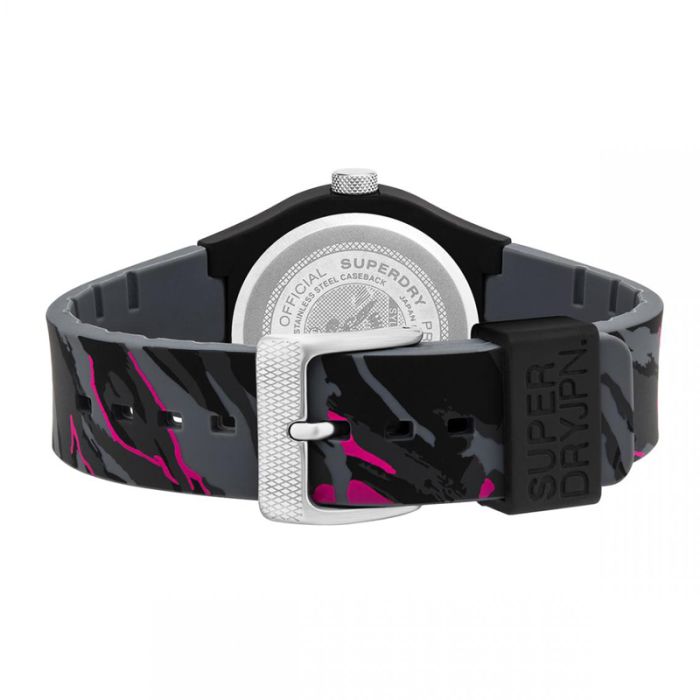 Montre Femme SUPERDRY - Camouflage Rose & Gris (SYL-270BP)