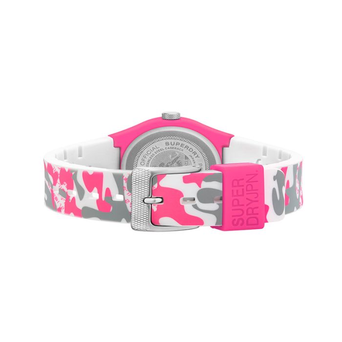 Montre Femme SUPERDRY - Camouflage Rose ( SYL-296EP)