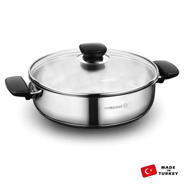 Sauteuse KORKMAZ 26 x 8.5 CM - Inox