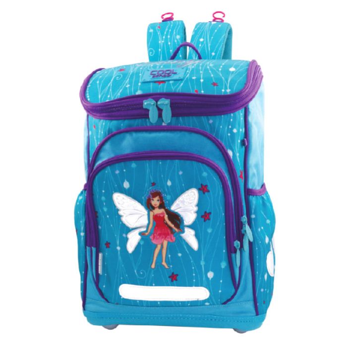 Sac à Dos Primaire COOL SCHOOL Ergo Tinker Taille M Pour Fille - Bleu