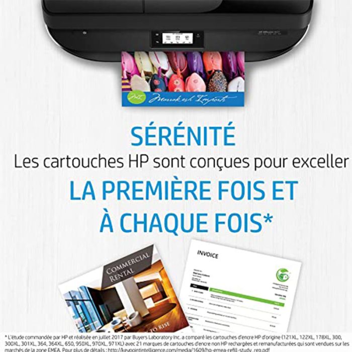 Cartouche d'encre Original DesignJet HP 727 130 ml - Cyan (B3P19A)