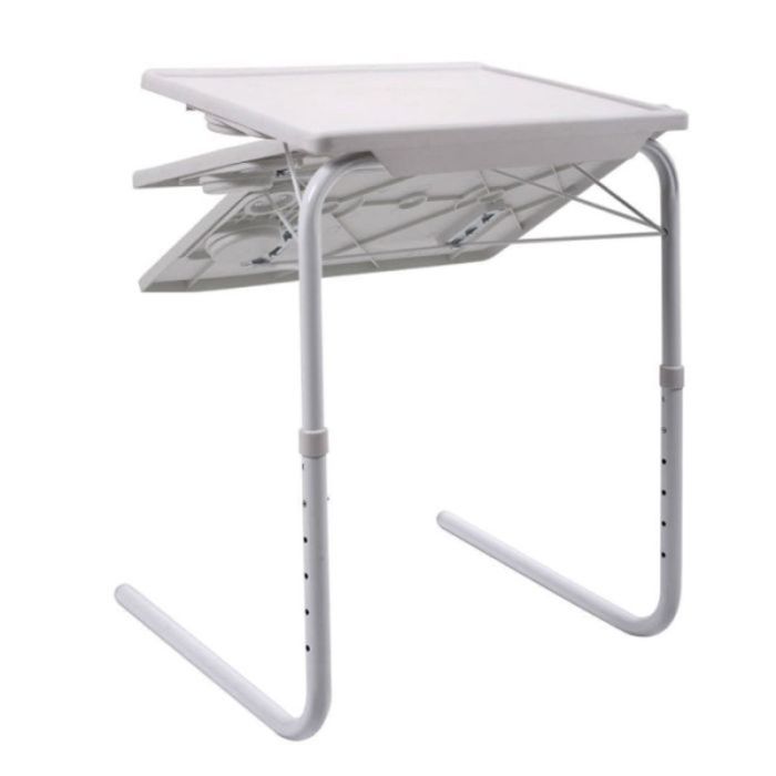 Table Portable et Pliable Mate Pour Ordinateur Portable - Blanc