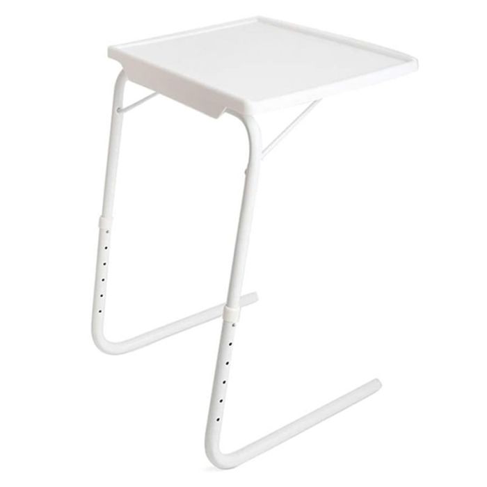 Table Portable et Pliable Mate Pour Ordinateur Portable - Blanc