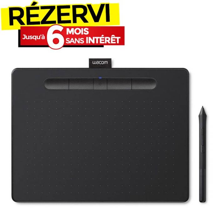 Tablette Graphique WACOM Intuos Small USB Bluetooth - Noir (CTL-4100WLK-S)