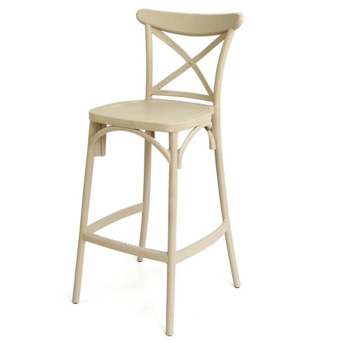 Tabouret Bar SOTUFAB Brooklyn Grège