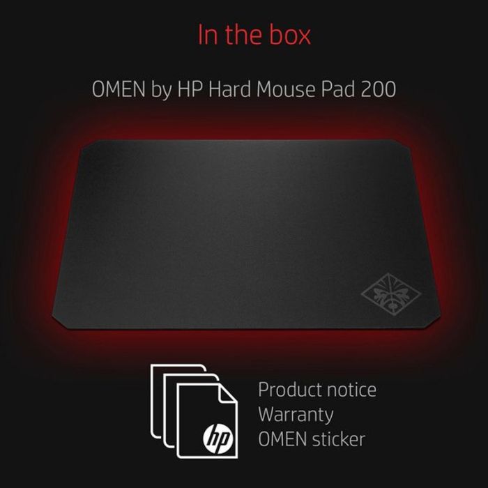Tapis de Souris Gamer HP OMEN 200 Noir (2VP01AA)