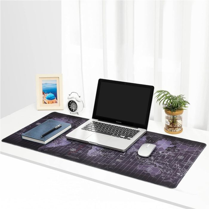 Tapis de Souris Gamer Map XXL 400 x 900 mm - Noir