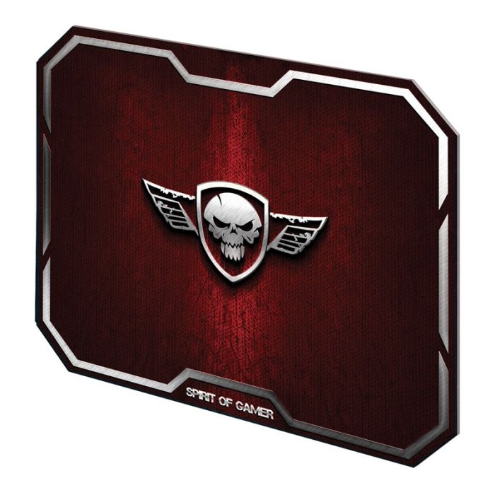 Tapis de Souris Gamer SPIRIT OF GAMER Winged Skull M - Rouge