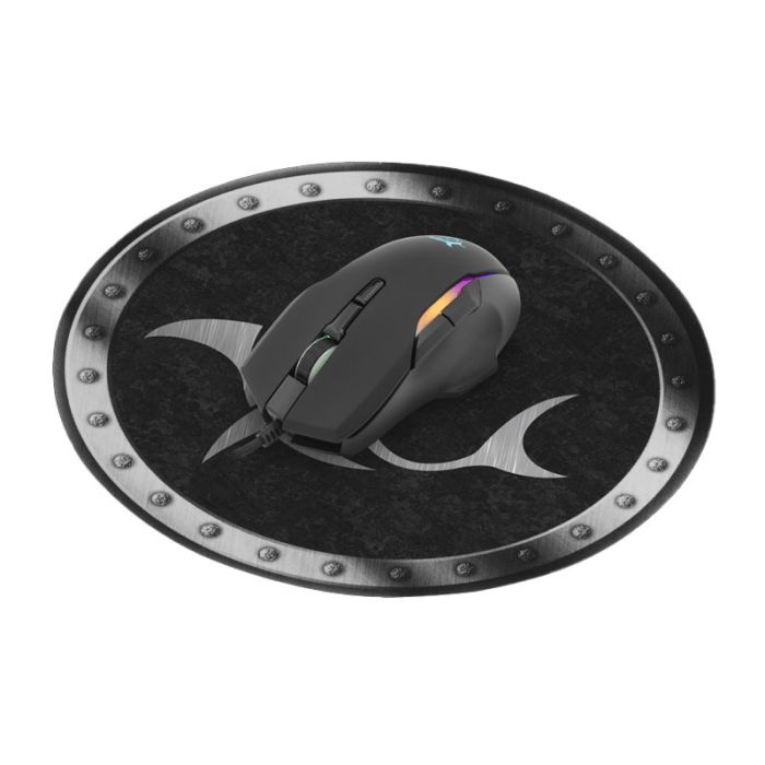 Tapis de souris Gamer WHITE SHARK MINOTAUR - Noir