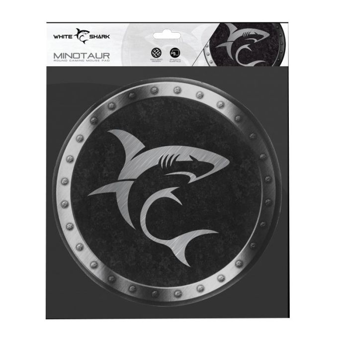 Tapis de souris Gamer WHITE SHARK MINOTAUR - Noir
