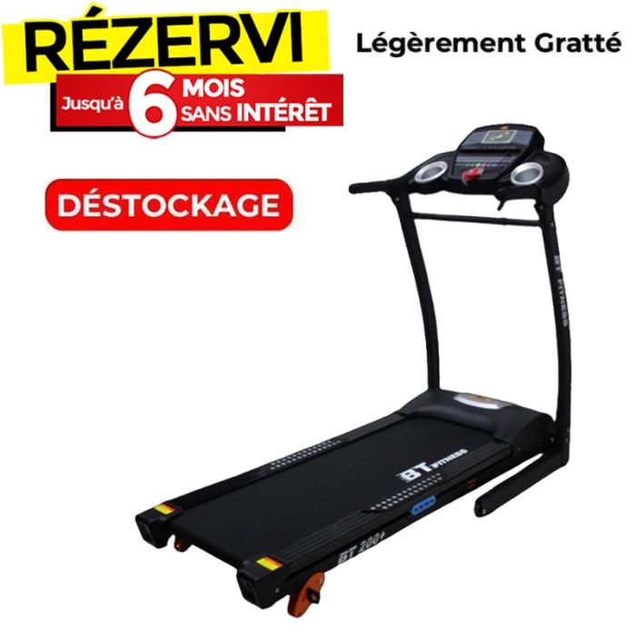 Tapis Roulant BT FITNESS BT200 Plus 14 Km/h - Noir 