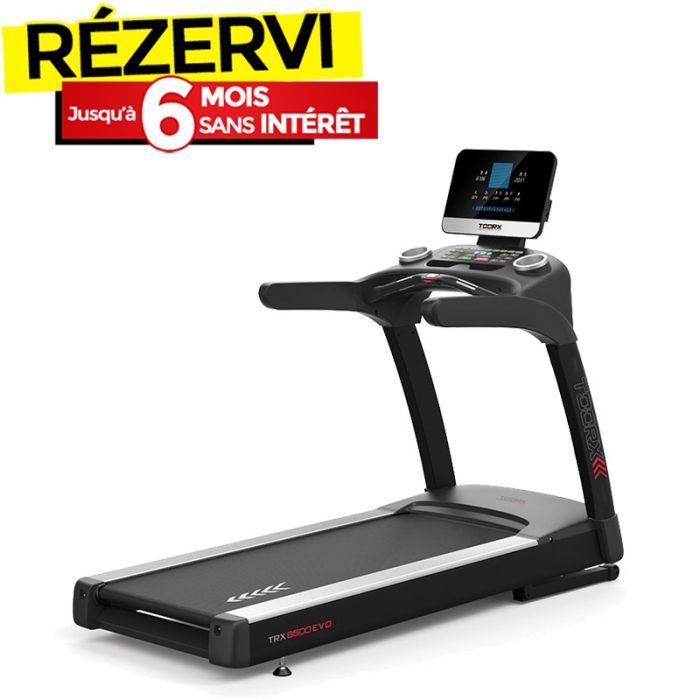 Tapis Roulant TOORX PRO 8500EVO 5 HP 24 Km/h 160KG - Noir