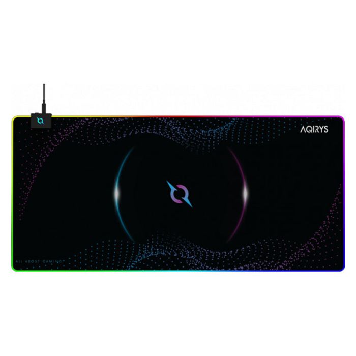 Tapis Souris Gamer AQIRYS ECLIPSE EXTRALARGE RGB Noir