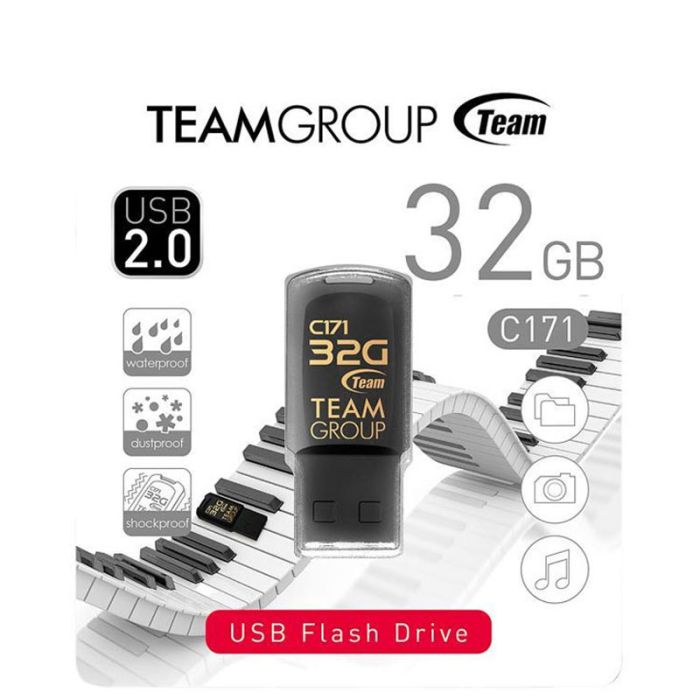 Clé USB TEAM GROUP C201 128 Go USB 3.2 Bleu (TC2013128GL01)