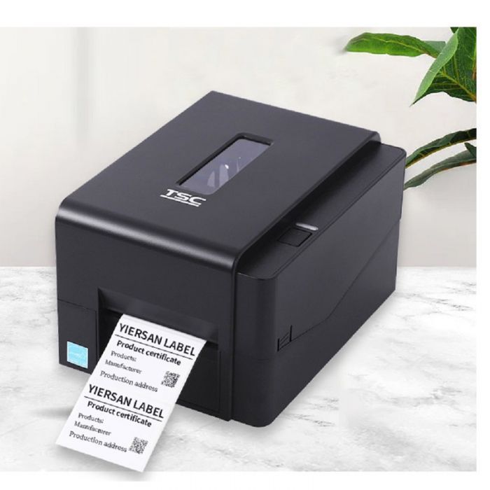Imprimante d'étiquettes TSC à transfert thermique TE200 - Noir