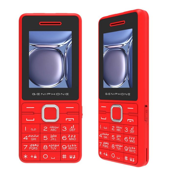 Téléphone Portable GENIPHONE A33 - Rouge