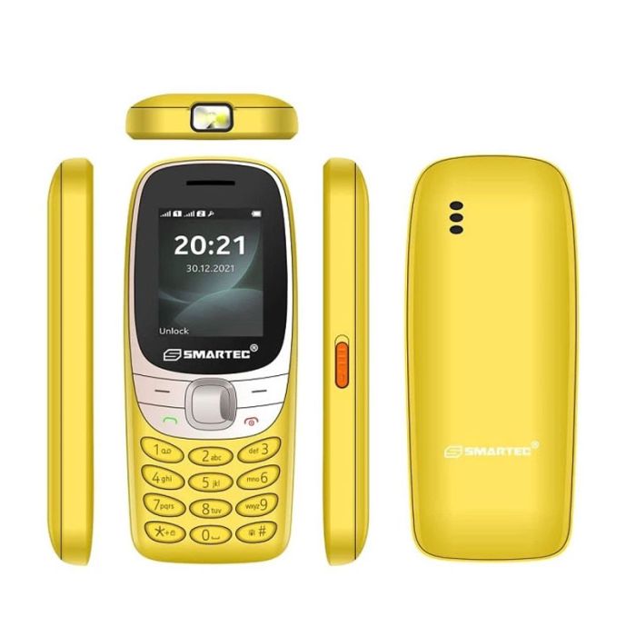 Téléphone Portable SMARTEC R6 - Jaune