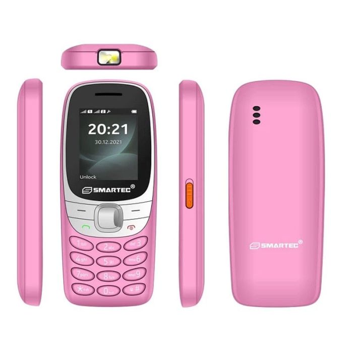 Téléphone Portable SMARTEC R6 - Rose