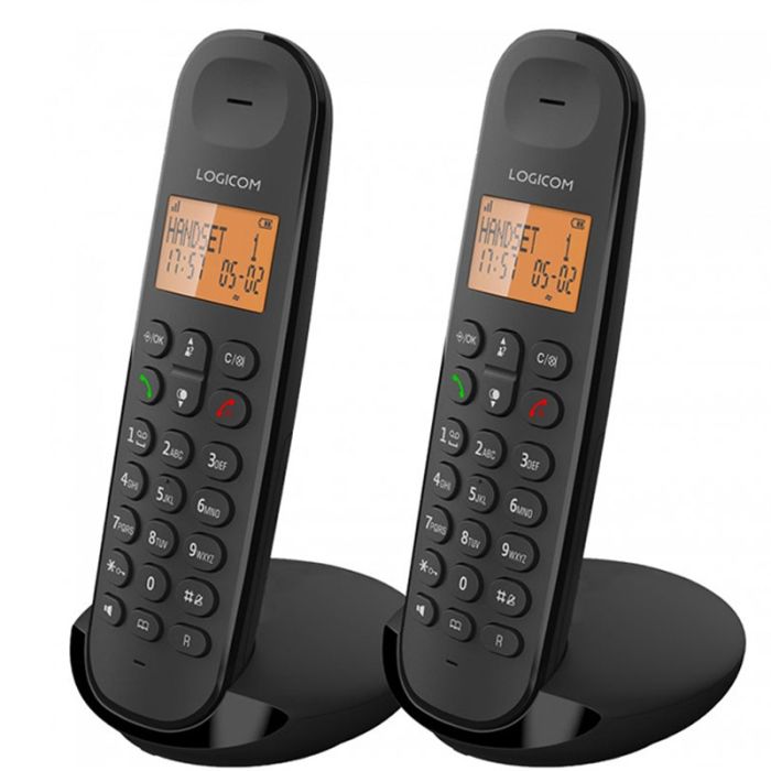 Téléphone Sans Fil DECT LOGICOM Iloa 250 Duo - Noir