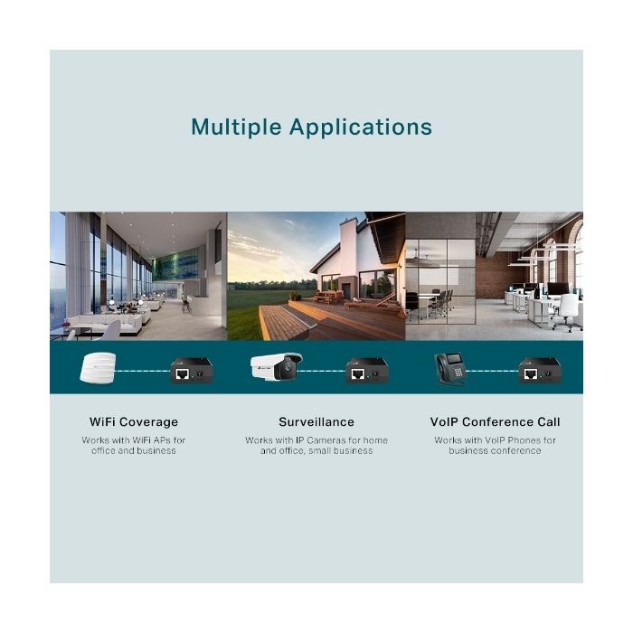 Kit Adaptateur TP-LINK Injecteur PoE