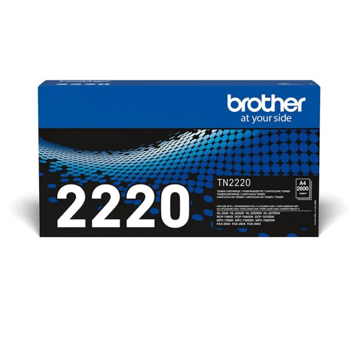 Toner Laser Original BROTHER TN-2220 - Noir