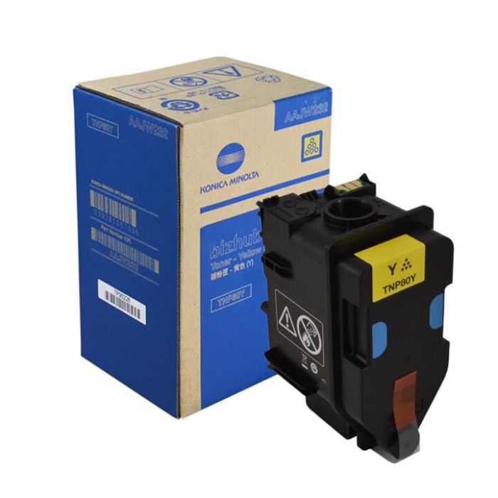 Toner Laser Original KONICA MINOLTA TNP80Y - Jaune